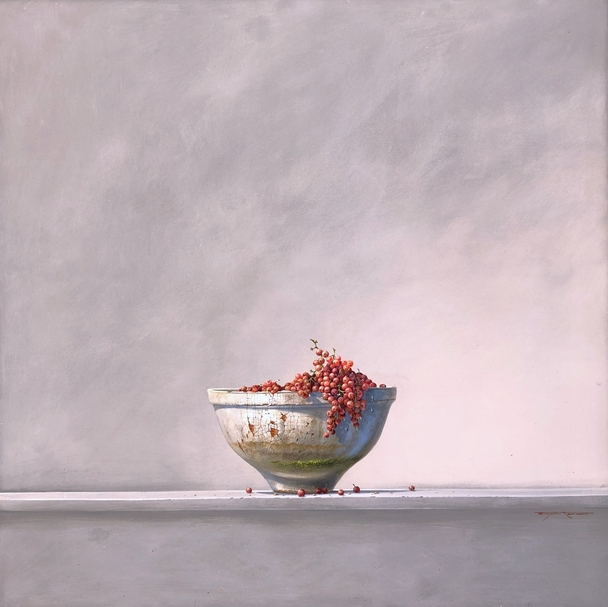 BRYAN HANLON - from the garden iii (jelly mould and redcurrants)
